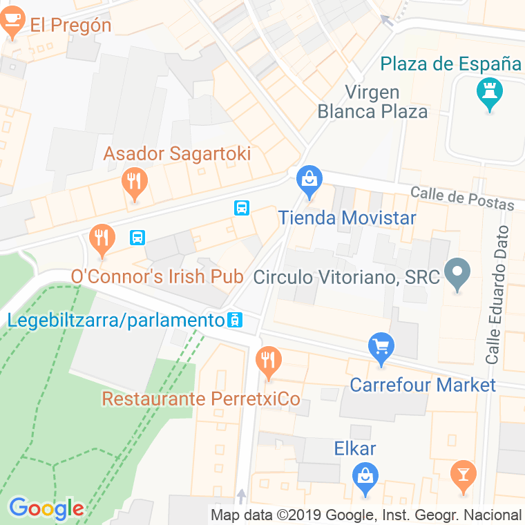 Código Postal calle General Loma, plaza en Vitoria-Gasteiz