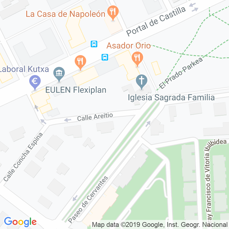 Código Postal calle Areitio, particular en Vitoria-Gasteiz