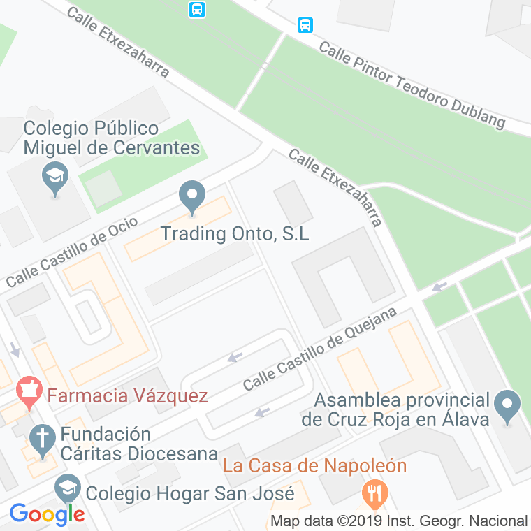 Código Postal calle Calzadas, Las en Vitoria-Gasteiz