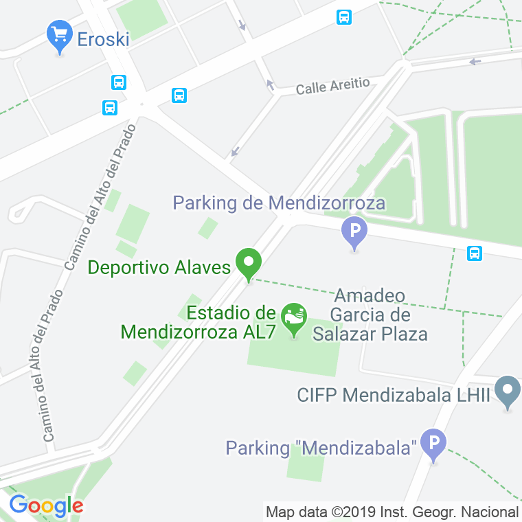 Código Postal calle Cervantes, paseo en Vitoria-Gasteiz