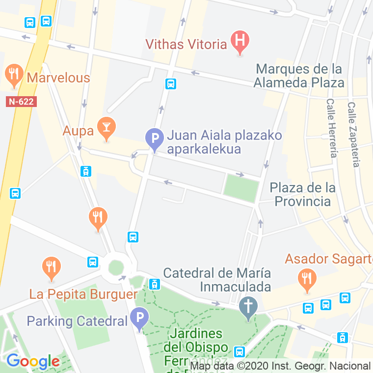 Código Postal calle Jose Landazuri, pasaje en Vitoria-Gasteiz