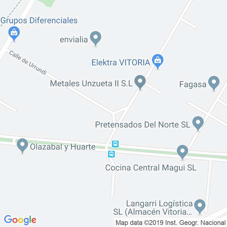 Código Postal calle Urrundi en Vitoria-Gasteiz