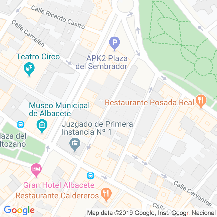 Código Postal calle Salamanca en Albacete