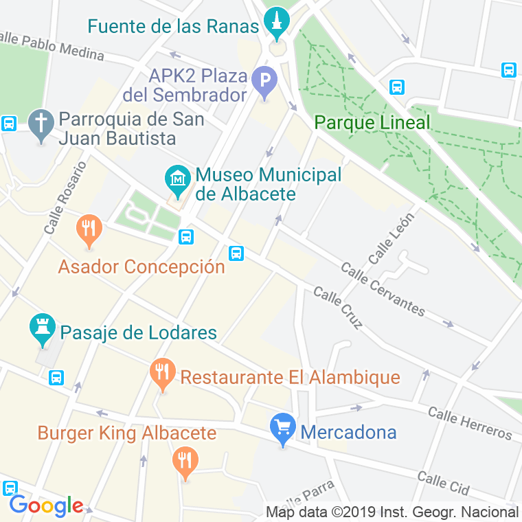 Código Postal calle San Agustin en Albacete
