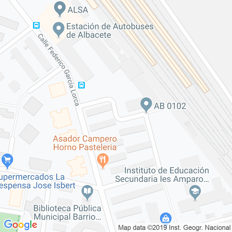 Código Postal calle Tirso De Molina en Albacete