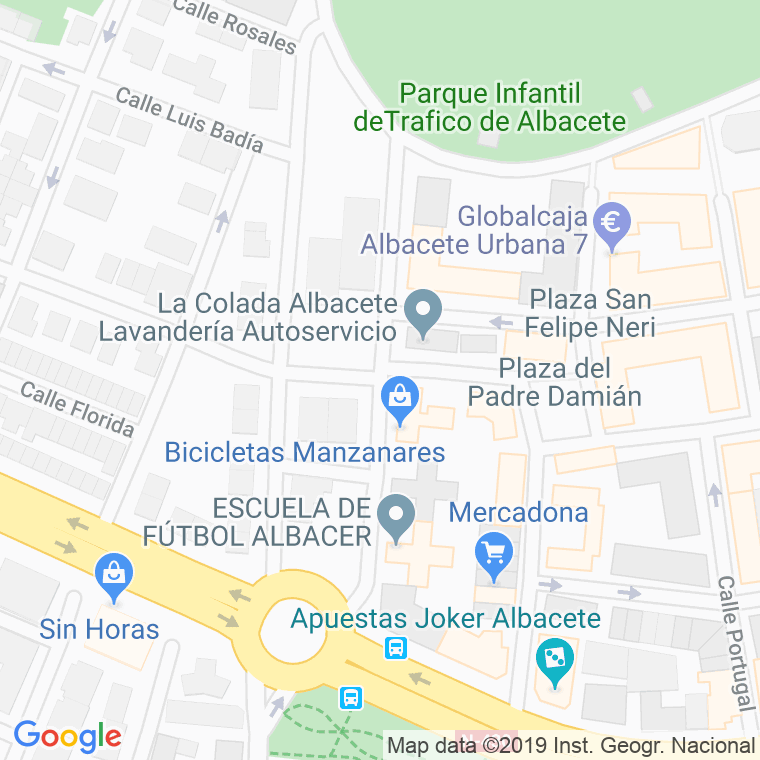 Código Postal calle Doctor Garcia Reyes, travesia en Albacete