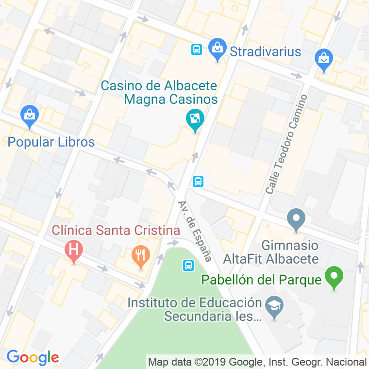 Código Postal calle Gabriel Lodares, plaza (Impares Del 1 Al Final)  (Pares Del 2 Al Final) en Albacete