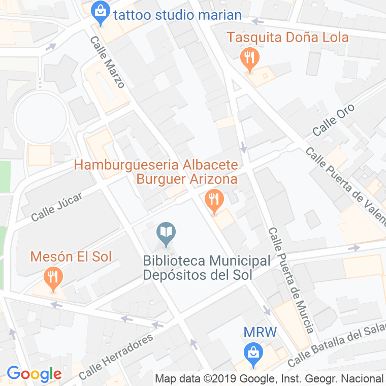 Código Postal calle Marzo en Albacete