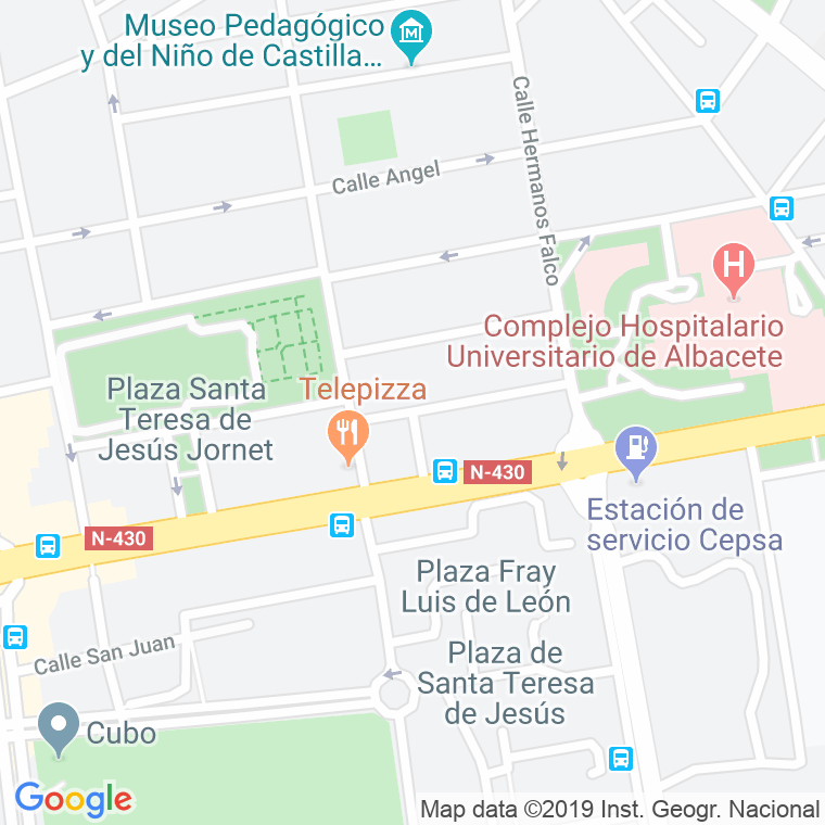 Código Postal calle Republica Dominicana en Albacete