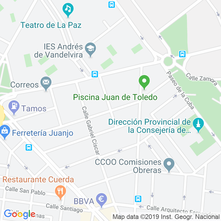 Código Postal calle Alicante en Albacete