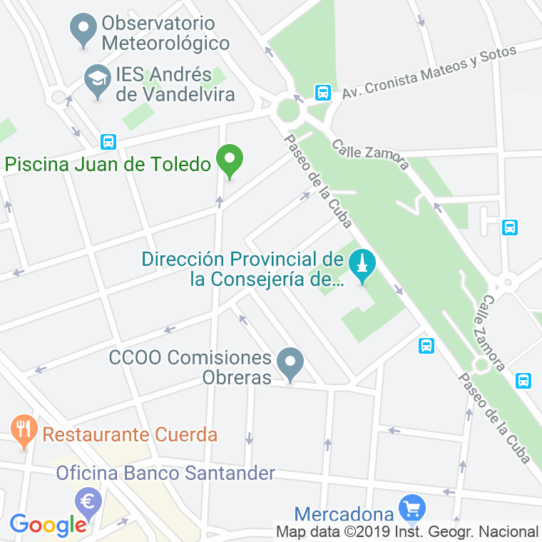 Código Postal calle Ignacio Monturiol en Albacete