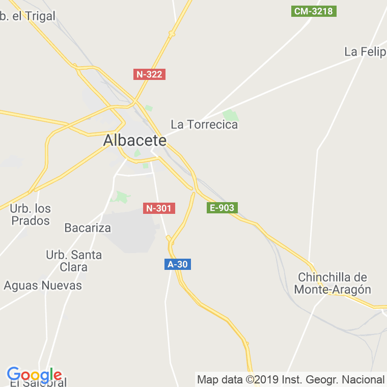 Código Postal calle Arcipreste Galvez   (Impares Del 25 Al Final)  (Pares Del 30 Al Final) en Albacete