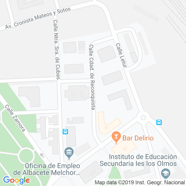 Código Postal calle Ciudad De Reconquista en Albacete
