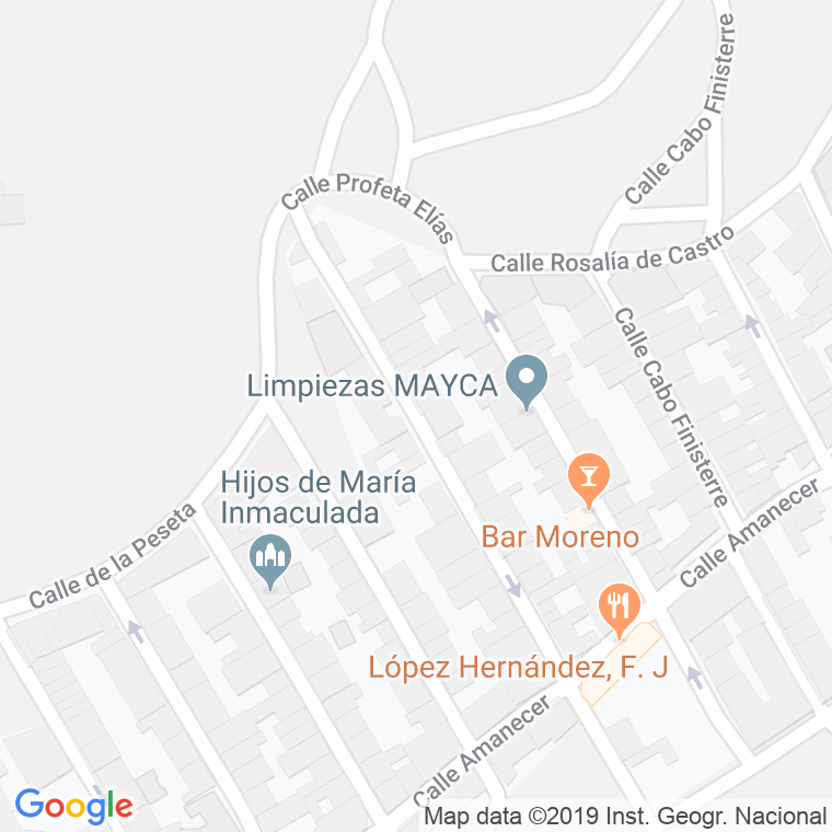Código Postal calle Cuatro Evangelistas en Albacete