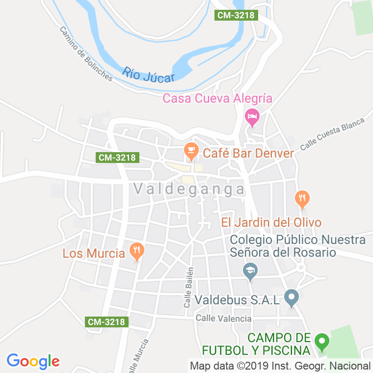 Código Postal de Valdeganga en Albacete