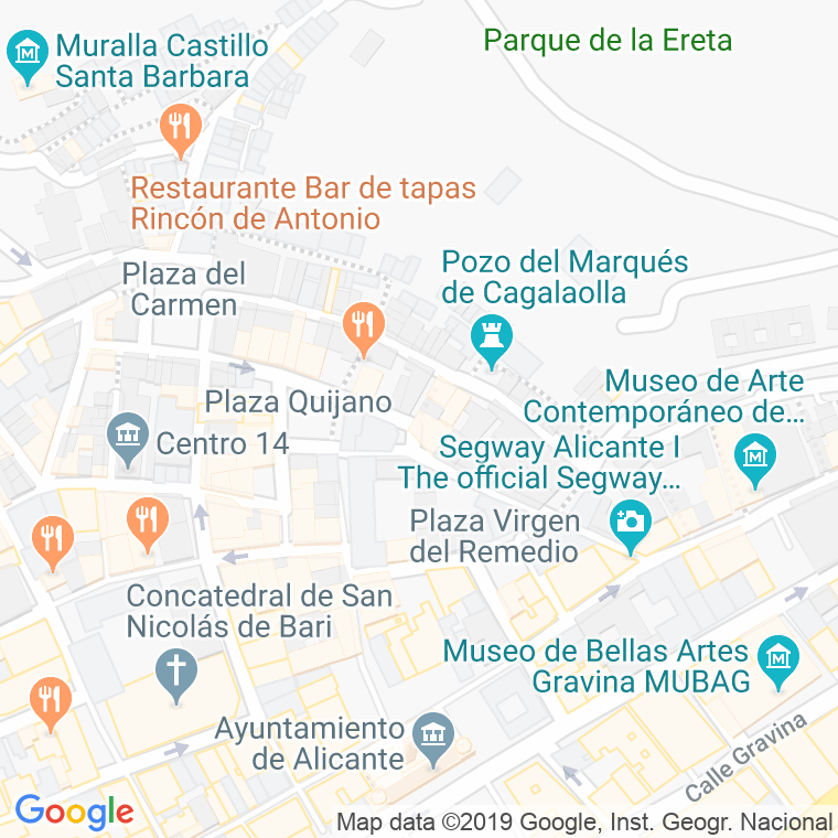 Código Postal calle Capitan Boacio en Alacant/Alicante