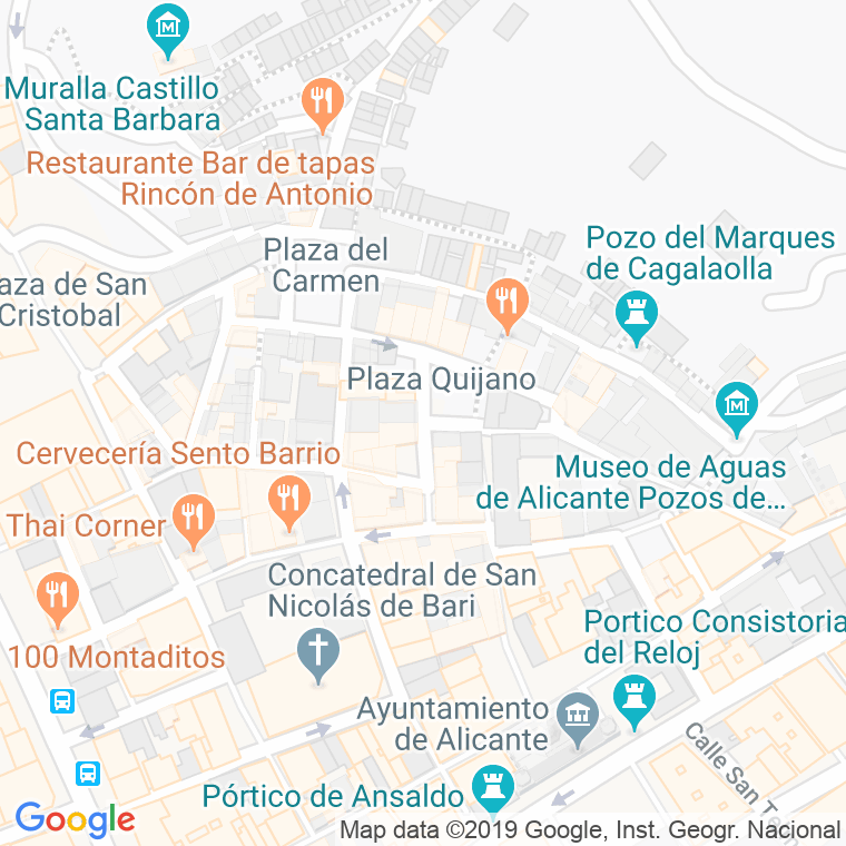 Código Postal calle Padre Maltes en Alacant/Alicante