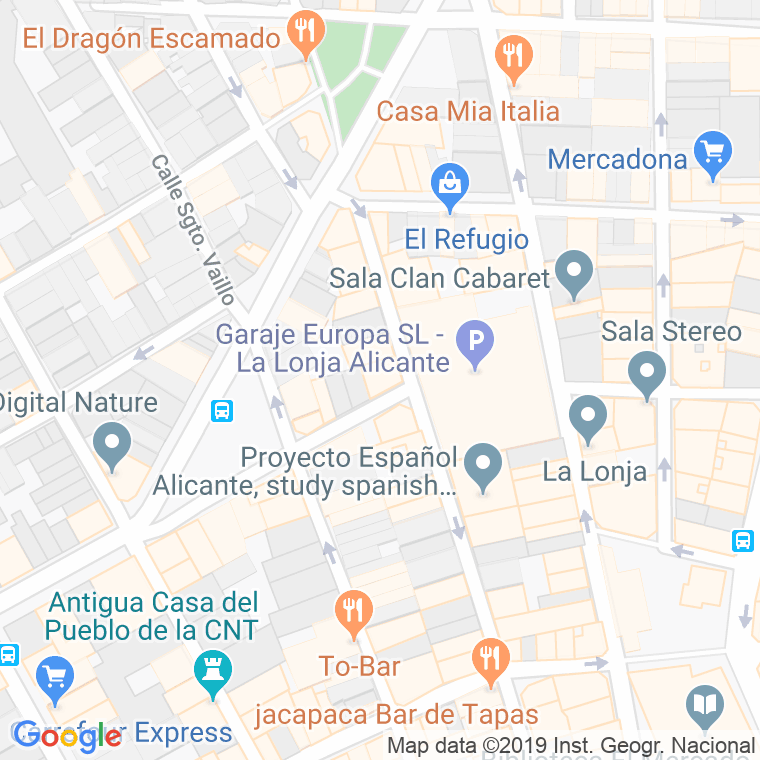 Código Postal calle Esperanza, La en Alacant/Alicante