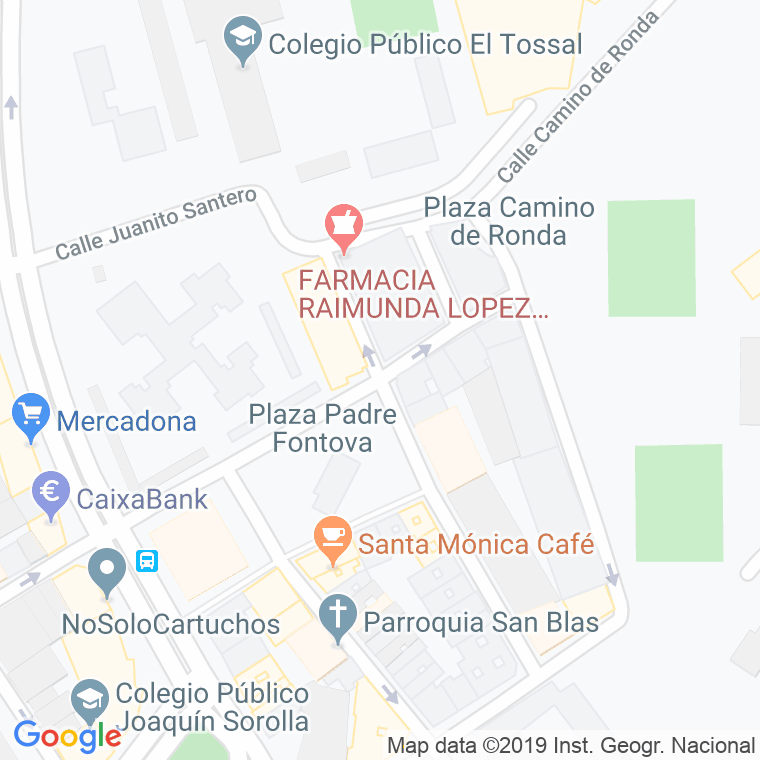 Código Postal calle Catedratico Angel Casado en Alacant/Alicante