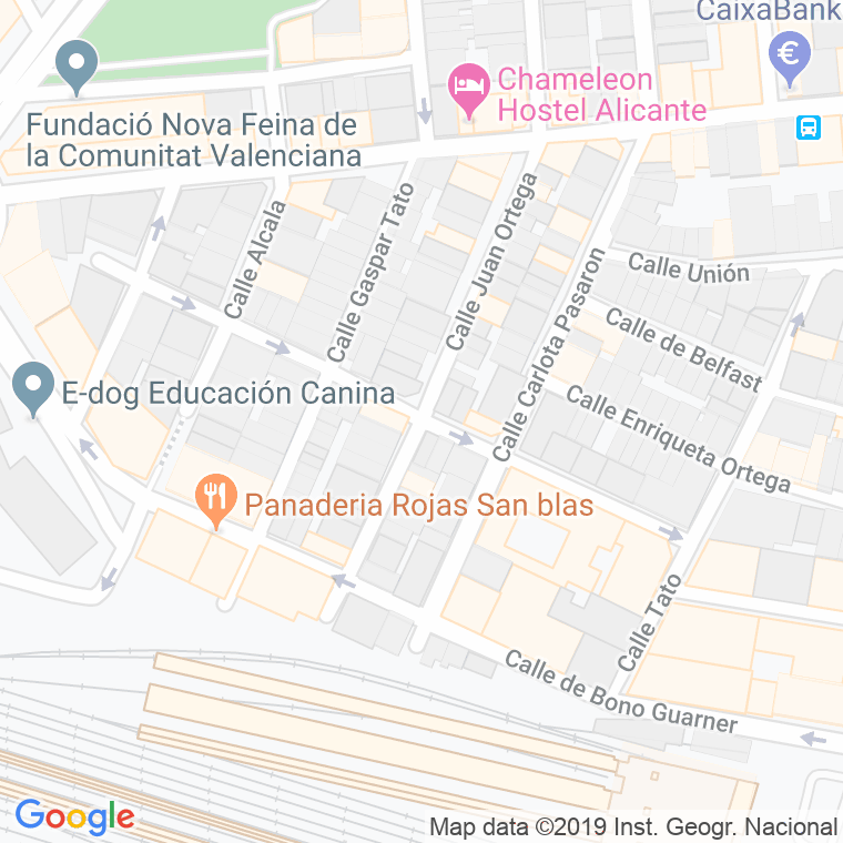 Código Postal calle Doctor Santa Olalla en Alacant/Alicante