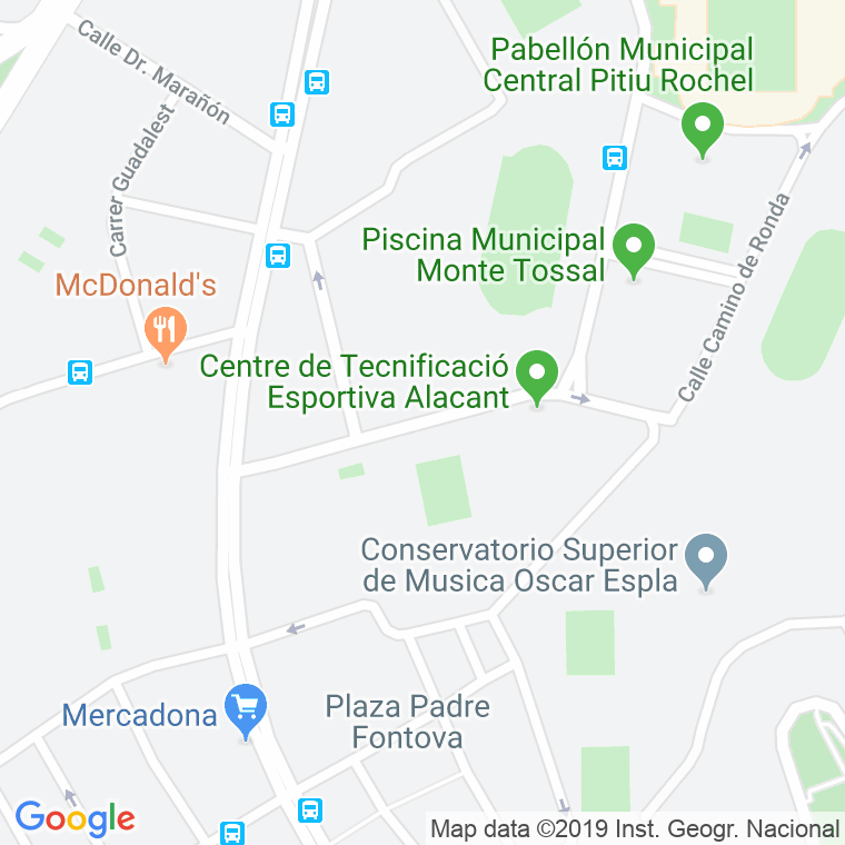 Código Postal calle Foguerer Ramon Gilabert Davo en Alacant/Alicante