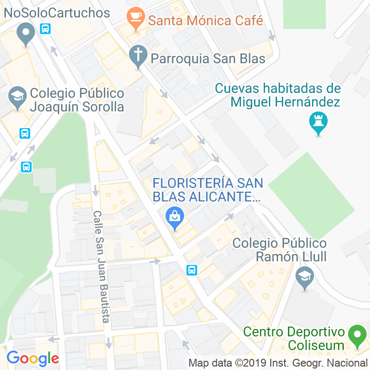 Código Postal calle Marques De Bosch en Alacant/Alicante