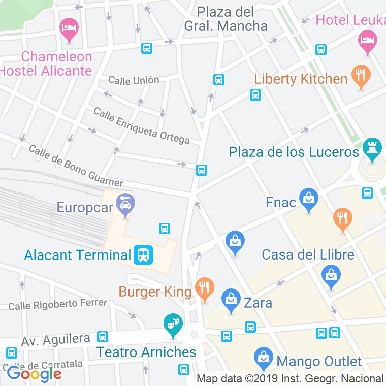 Código Postal calle Salamanca, avenida (Impares Del 5 Al Final)  (Pares Del 14 Al Final) en Alacant/Alicante