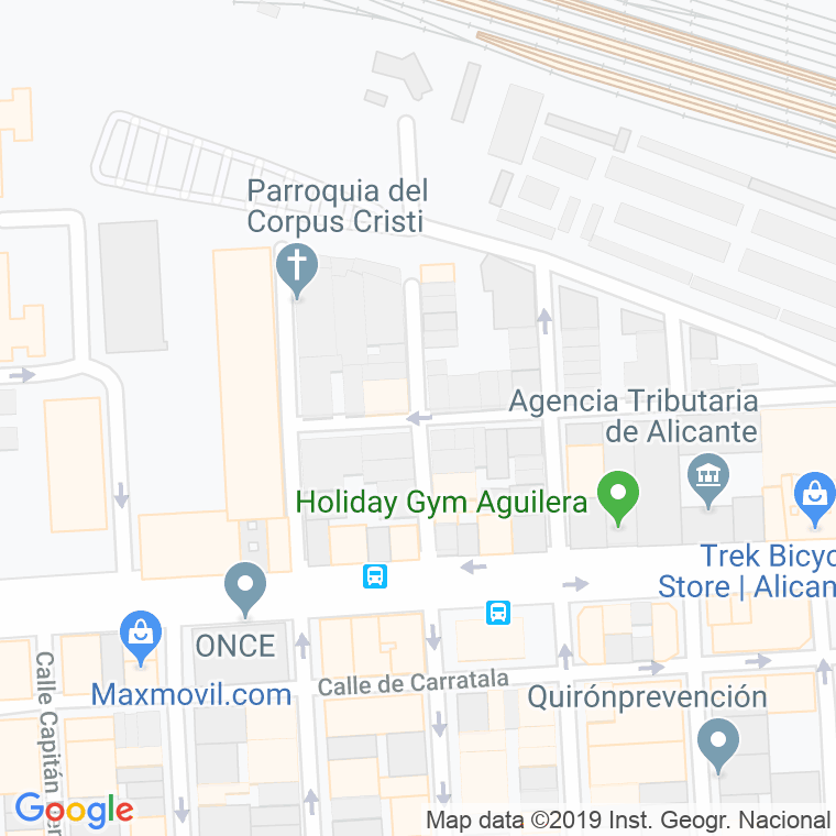 Código Postal calle Francisco Escolano en Alacant/Alicante