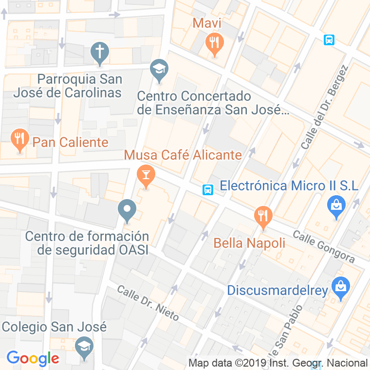 Código Postal calle Amadeo De Saboya en Alacant/Alicante