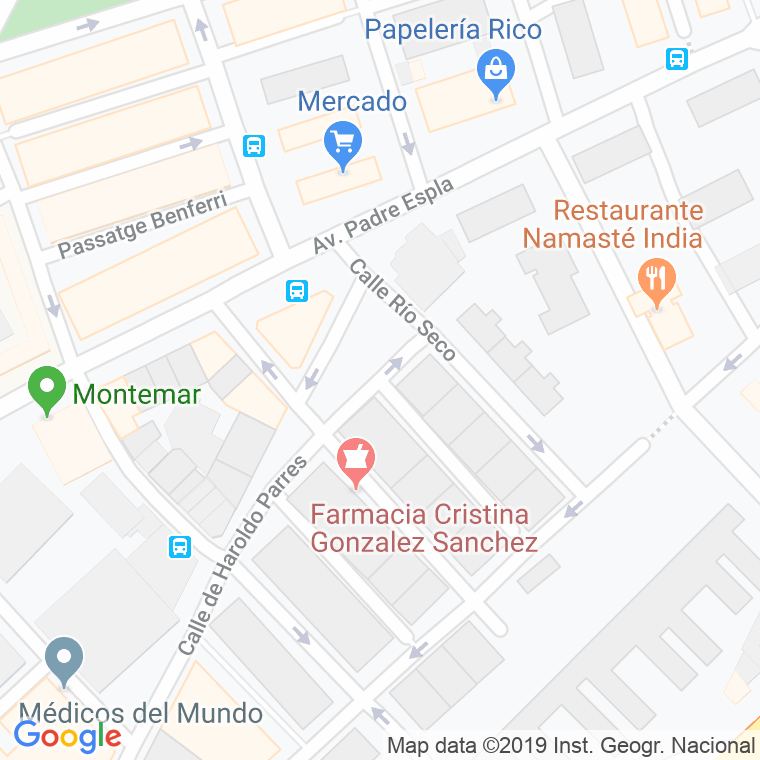Código Postal calle Hermanos Alonso De Medina en Alacant/Alicante