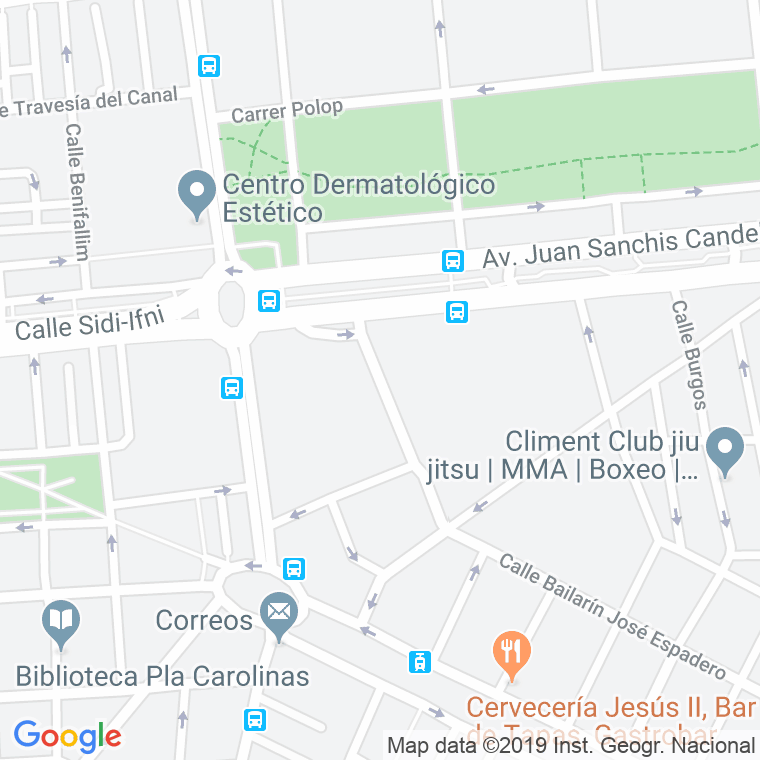 Código Postal calle Aparisi Guijarro, travesia en Alacant/Alicante