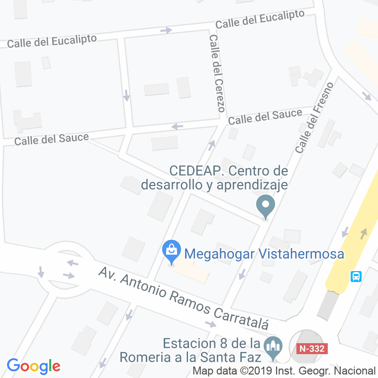 Código Postal calle Limonero en Alacant/Alicante