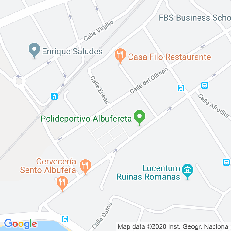 Código Postal calle Iris en Alacant/Alicante