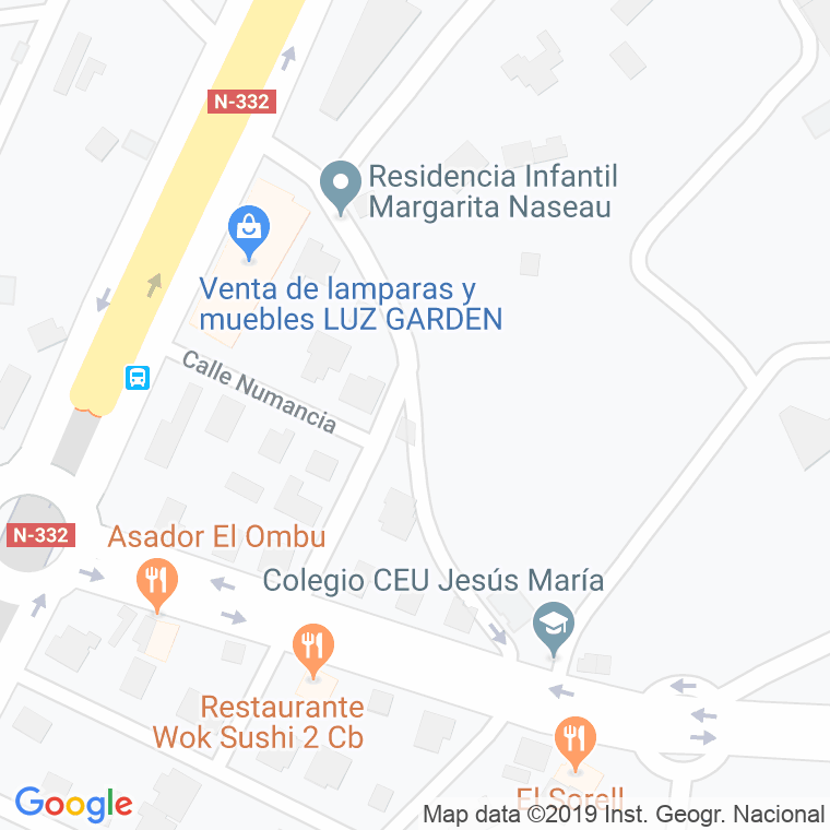 Código Postal calle Sierra De Gredos en Alacant/Alicante