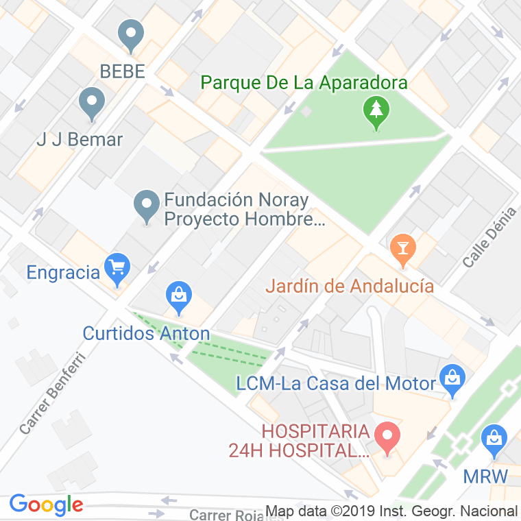 Código Postal calle Pascual Chinchilla en Elx/Elche