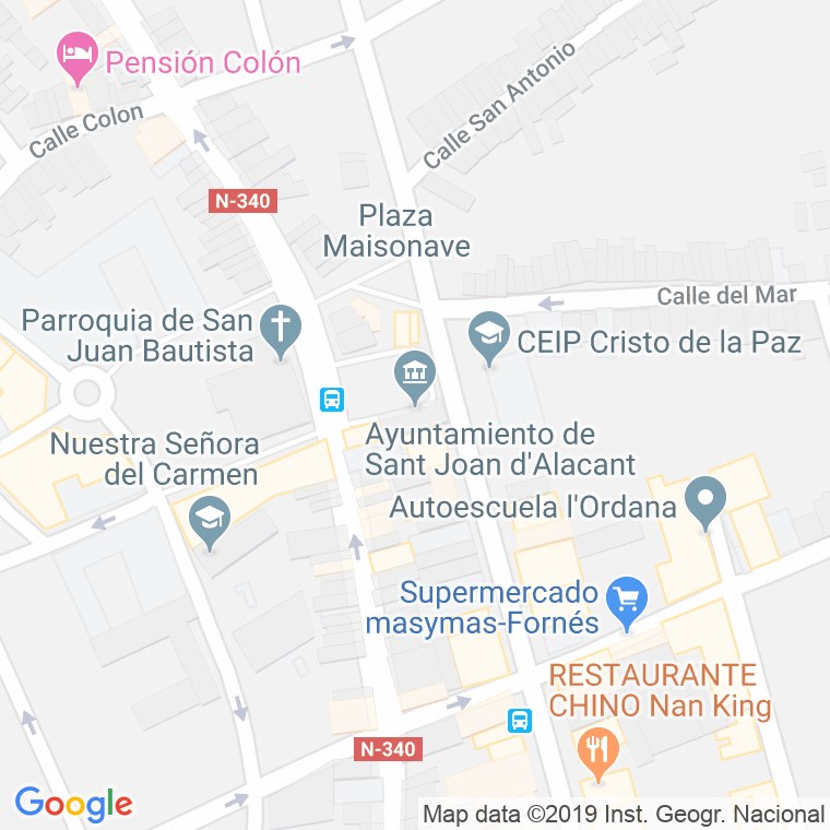 Código Postal de Fabraquer (Ayuntamiento San Juan) en Alicante