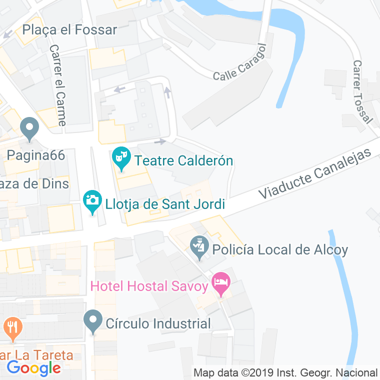 Código Postal calle Fila Guzmans, carrer en Alcoi/Alcoy