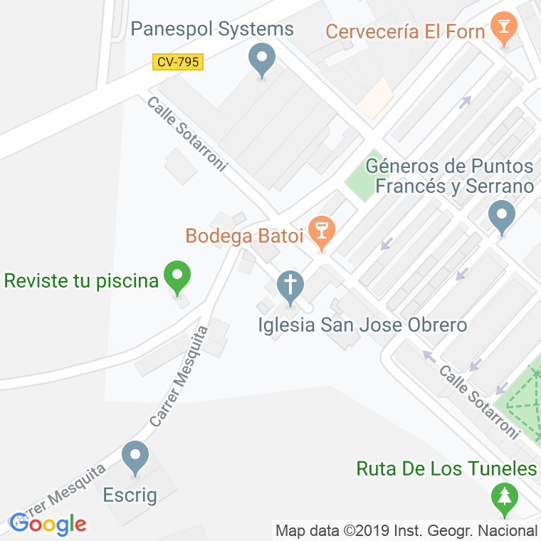Código Postal calle Castellar en Alcoi/Alcoy