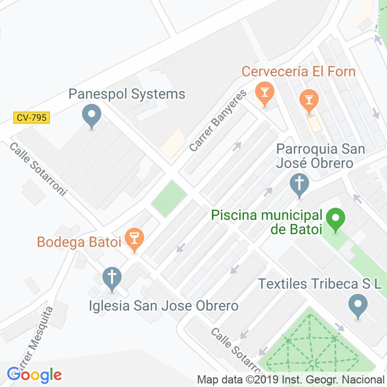 Código Postal calle Serrella en Alcoi/Alcoy