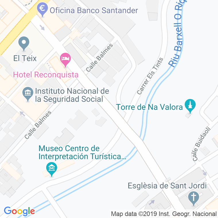 Código Postal calle Pont De Sant Jordi en Alcoi/Alcoy