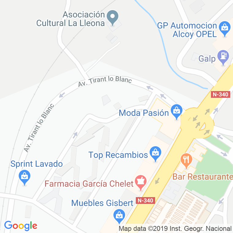 Código Postal calle Arqueoleg Camil Visedo en Alcoi/Alcoy