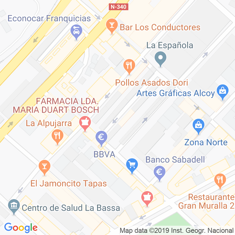 Código Postal calle Teodoro Llorente en Alcoi/Alcoy