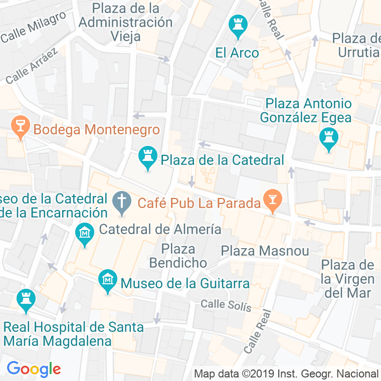 Código Postal calle Eduardo Perez en Almería