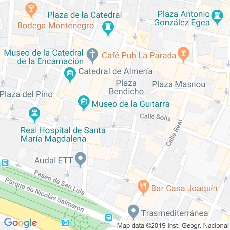 Código Postal calle Olmos, Los en Almería