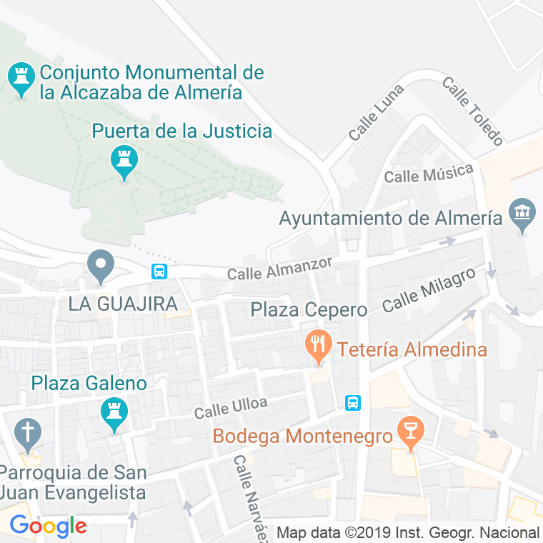 Código Postal calle Almanzor en Almería