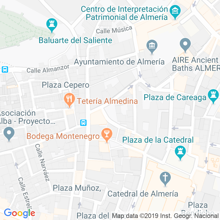 Código Postal calle Campoamor en Almería