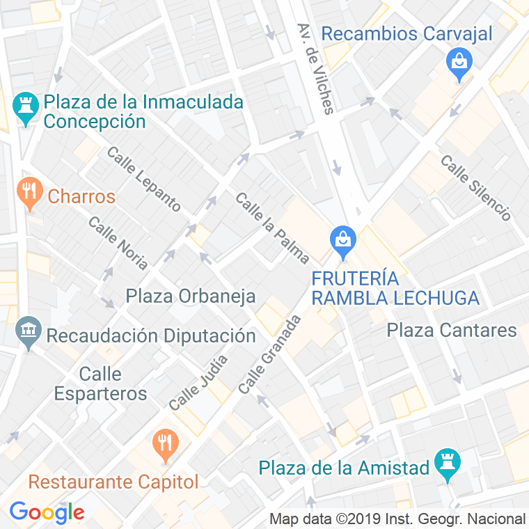 Código Postal calle Becquer en Almería
