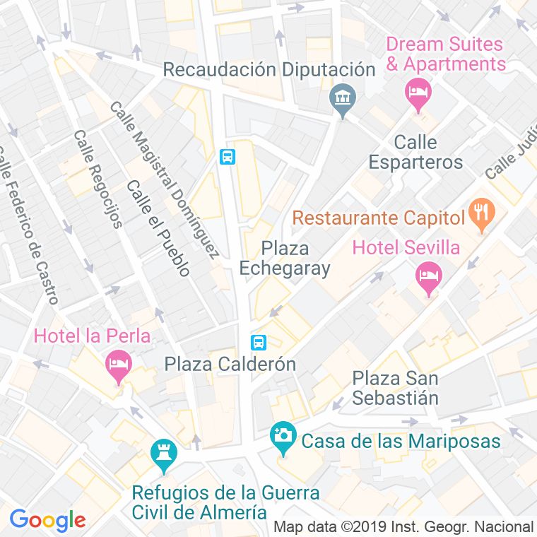 Código Postal calle Echegaray, plaza en Almería