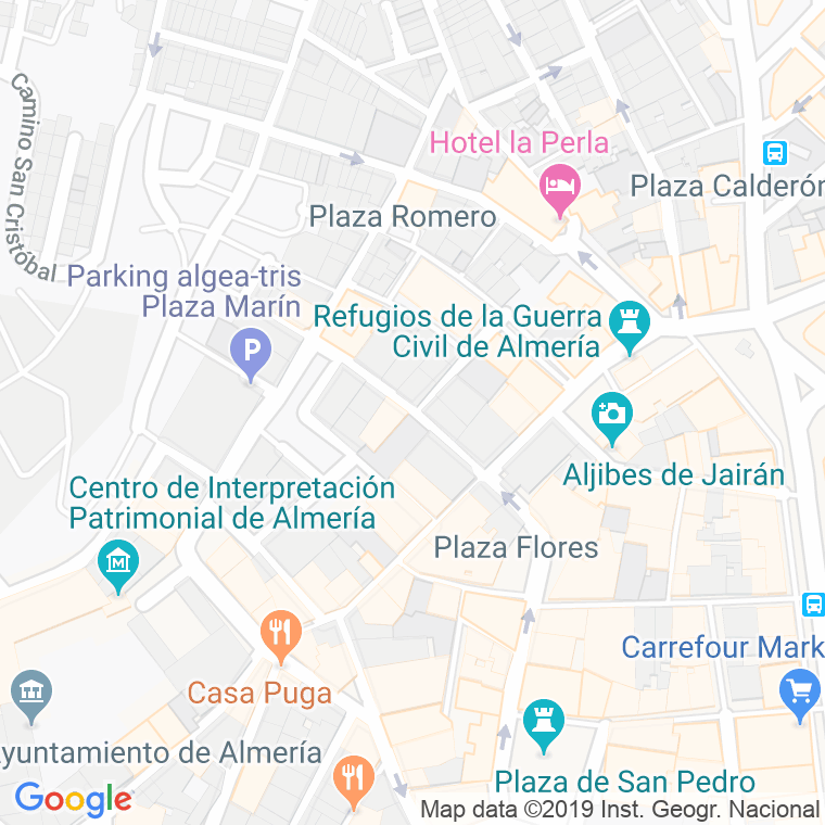 Código Postal calle Hernan Cortes en Almería