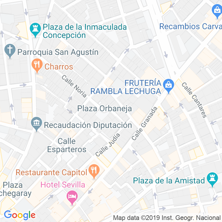 Código Postal calle Isaac Peral en Almería